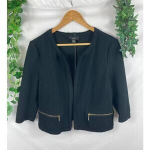 Alfani jacquard open face cardigan